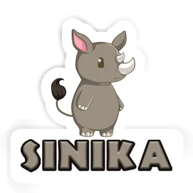 Sticker Rhinoceros Sinika Image