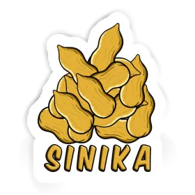 Erdnuss Sticker Sinika Image