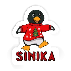 Christmas Penguin Sticker Sinika Image