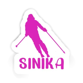 Sticker Sinika Skier Image