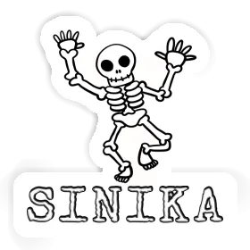 Sinika Sticker Skeleton Image