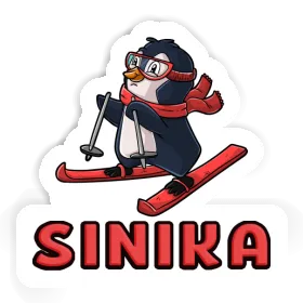 Sticker Skier Sinika Image