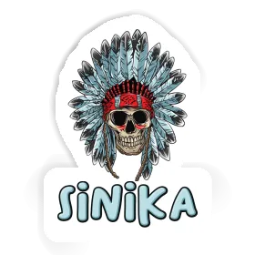 Sinika Aufkleber Totenkopf Image