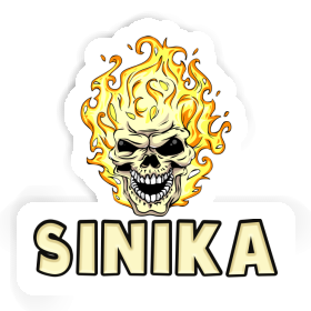 Sinika Autocollant Tête de feu Image