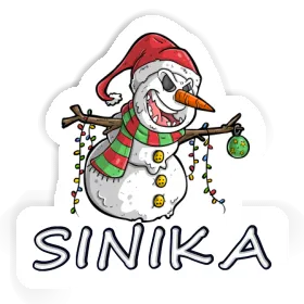 Sinika Sticker Bad Snowman Image