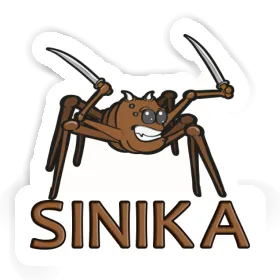 Sinika Aufkleber Kampfspinne Image