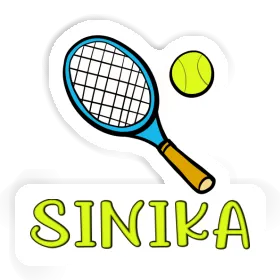 Sinika Sticker Tennis Racket Image