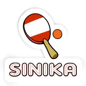 Autocollant Raquette de ping-pong Sinika Image