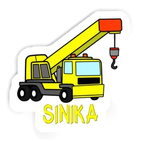 Sticker Sinika Vehicle Crane Image