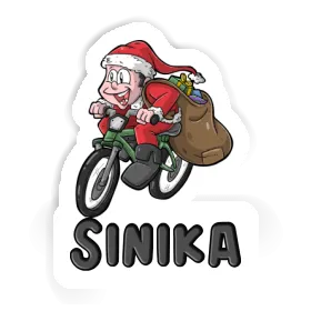 Sticker Bicycle Rider Sinika Image