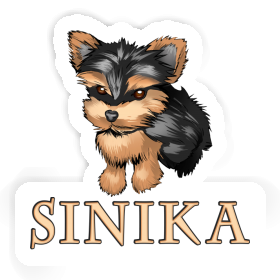 Sinika Autocollant Yorkie Image