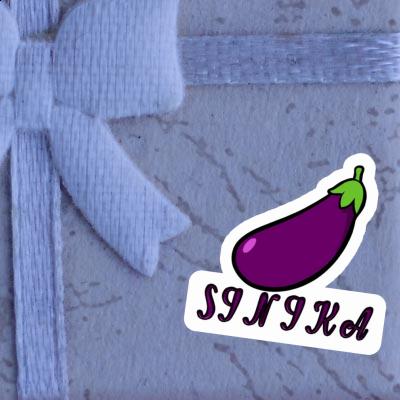 Sinika Sticker Aubergine Gift package Image