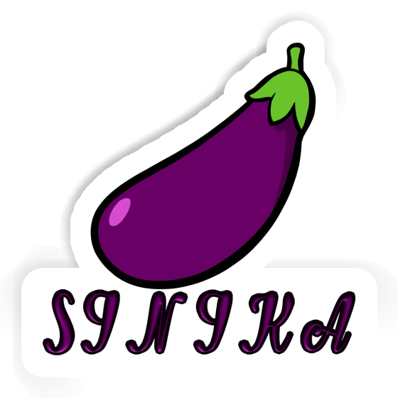 Sinika Sticker Aubergine Gift package Image