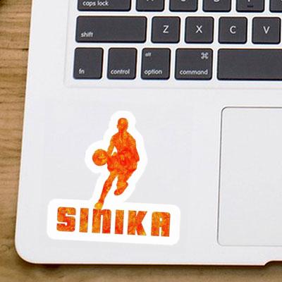 Sticker Basketballspieler Sinika Laptop Image