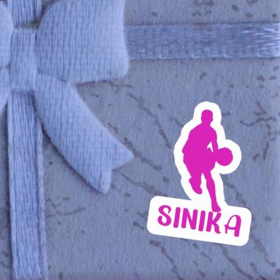 Sinika Sticker Basketballspieler Notebook Image