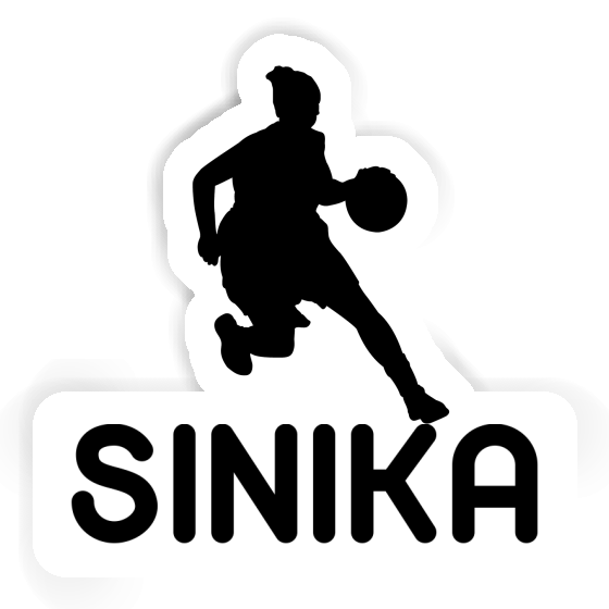 Sticker Sinika Basketball Player Laptop Image