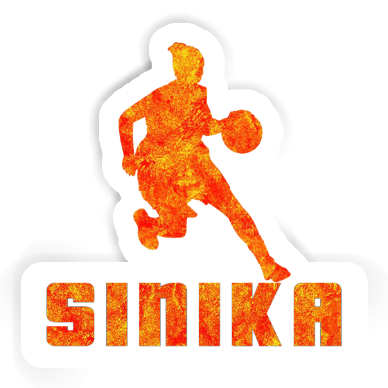 Sticker Sinika Basketball Player Laptop Image