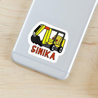 Sticker Mini-Excavator Sinika Image