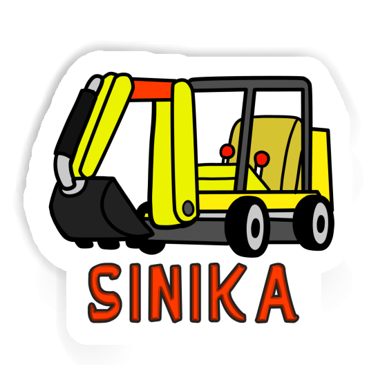 Sticker Mini-Excavator Sinika Gift package Image