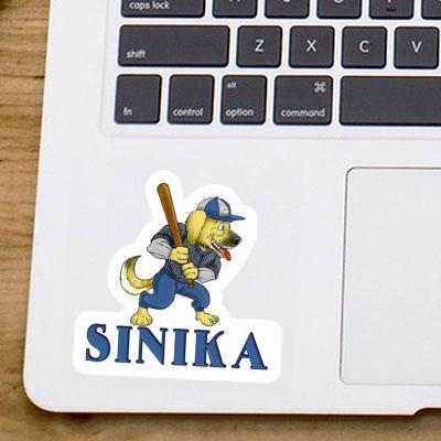 Sinika Sticker Baseball Dog Gift package Image