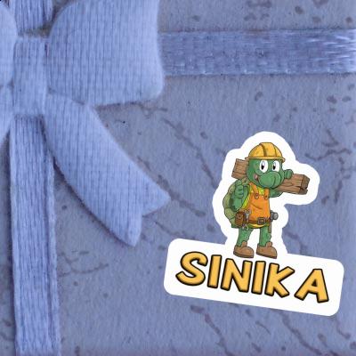 Sinika Sticker Bauarbeiter Notebook Image