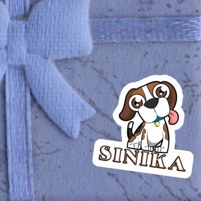 Beagle Dog Sticker Sinika Notebook Image