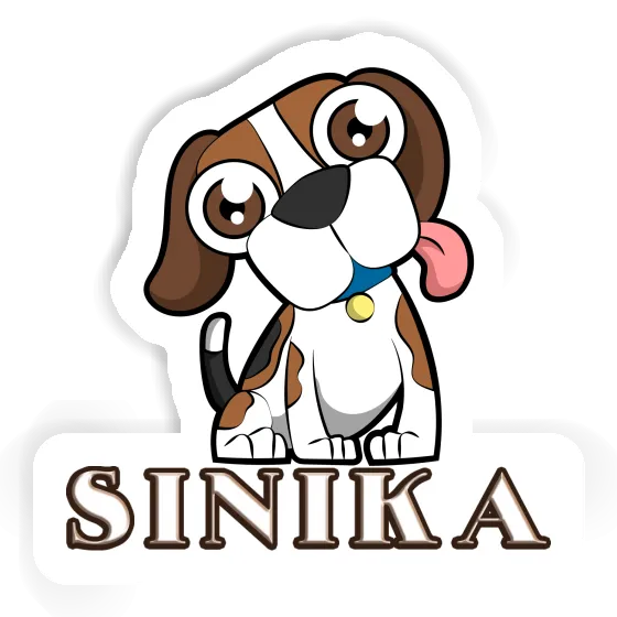 Aufkleber Beagle Sinika Gift package Image