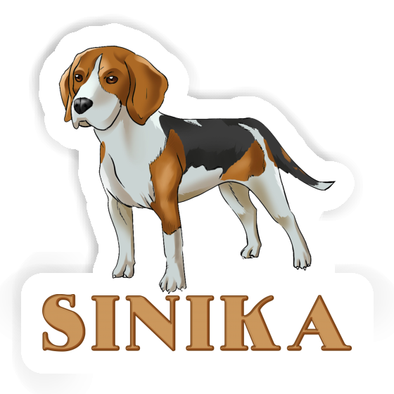 Sinika Sticker Beagle Notebook Image