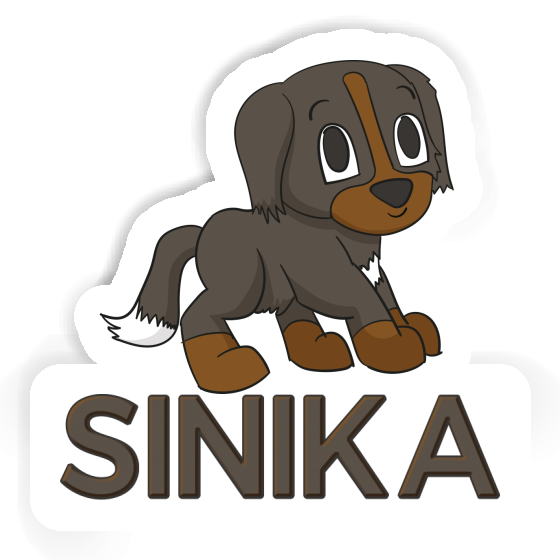 Sticker Sinika Berner Sennenhund Laptop Image