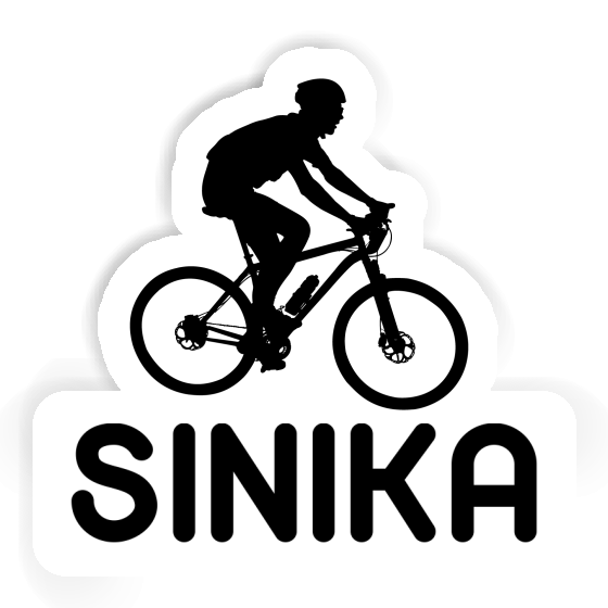 Sinika Sticker Biker Laptop Image