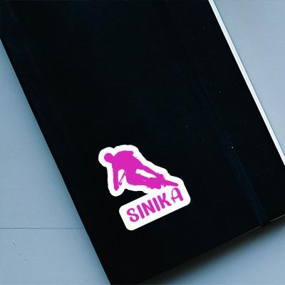 Sticker Sinika Biker Notebook Image