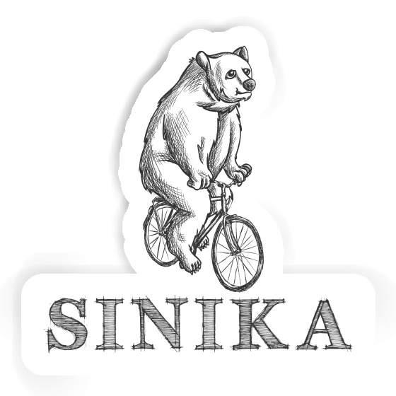 Sinika Sticker Bicycle rider Notebook Image