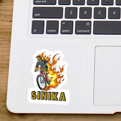 Sticker Mountainbiker Sinika Image