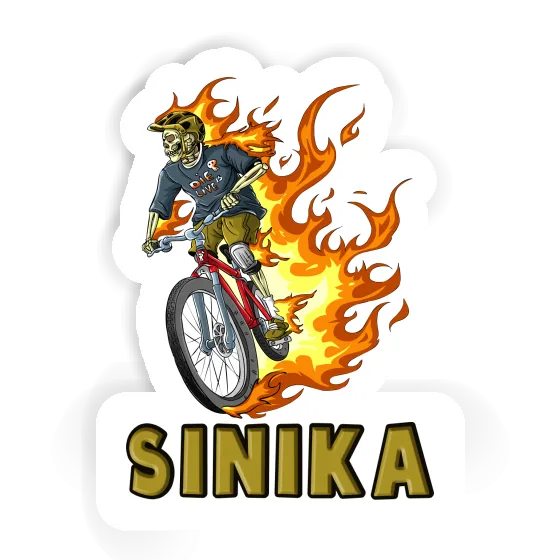 Sticker Mountainbiker Sinika Notebook Image