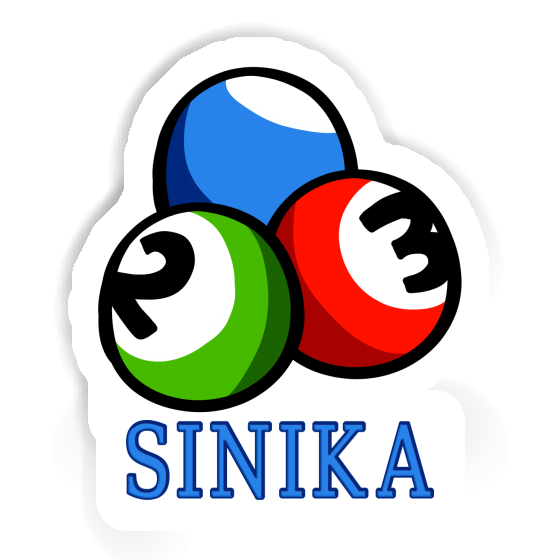 Sticker Billiard Ball Sinika Image