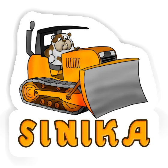 Bulldozer Autocollant Sinika Laptop Image