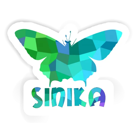 Butterfly Sticker Sinika Notebook Image