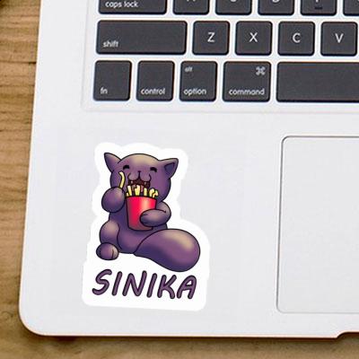 French Fry Sticker Sinika Notebook Image