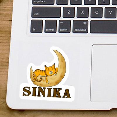 Sticker Sleeping Cat Sinika Notebook Image