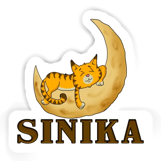 Sticker Sleeping Cat Sinika Gift package Image