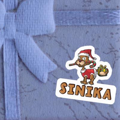 Sticker Christmas Cat Sinika Image