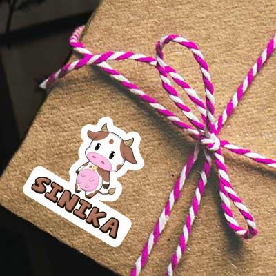 Sticker Sinika Cow Notebook Image