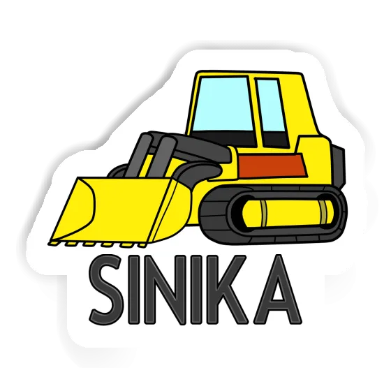 Sinika Sticker Raupenlader Notebook Image