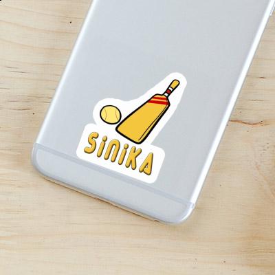 Sinika Sticker Cricket Bat Laptop Image