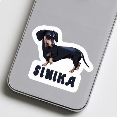 Sinika Autocollant Teckel Laptop Image