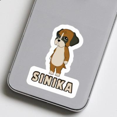 Sinika Aufkleber Deutscher Boxer Laptop Image