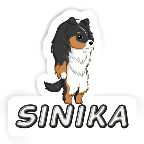 Aufkleber Sinika Schäferhund Gift package Image