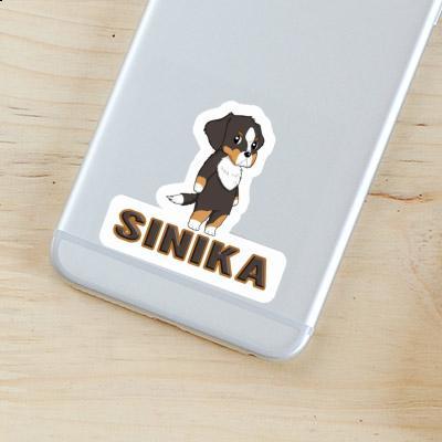 Sticker Bernese Mountain Dog Sinika Notebook Image