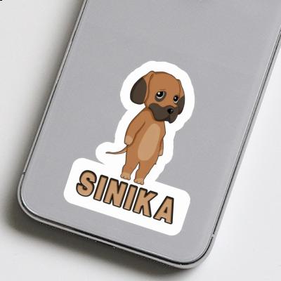 Autocollant Dogue allemand Sinika Gift package Image