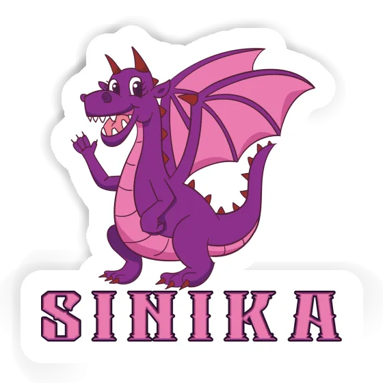 Sinika Autocollant Dragon Notebook Image